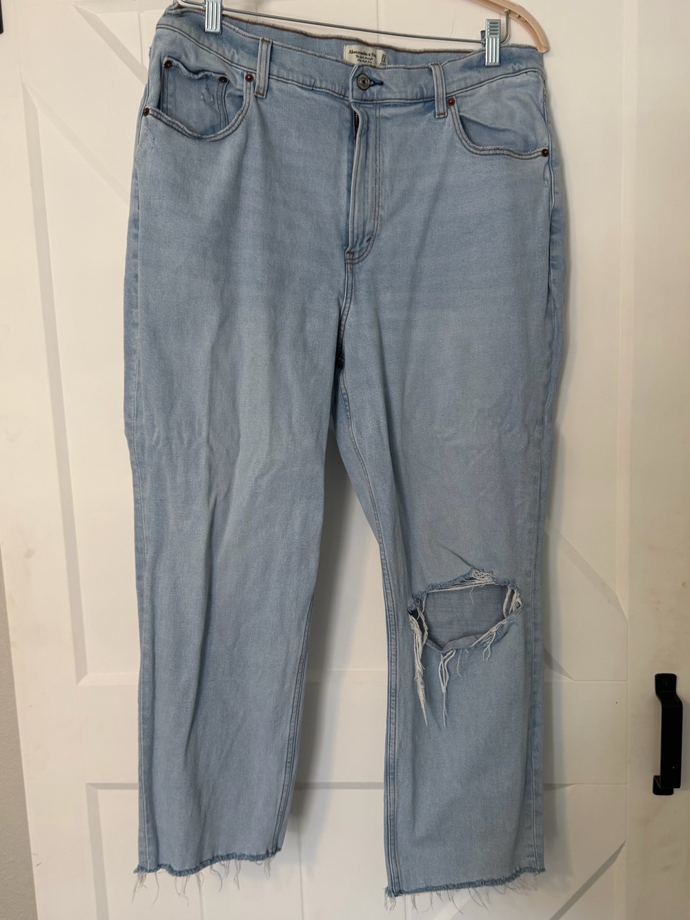 Abercrombie Curve Love Ankle Straight Jeans 16R